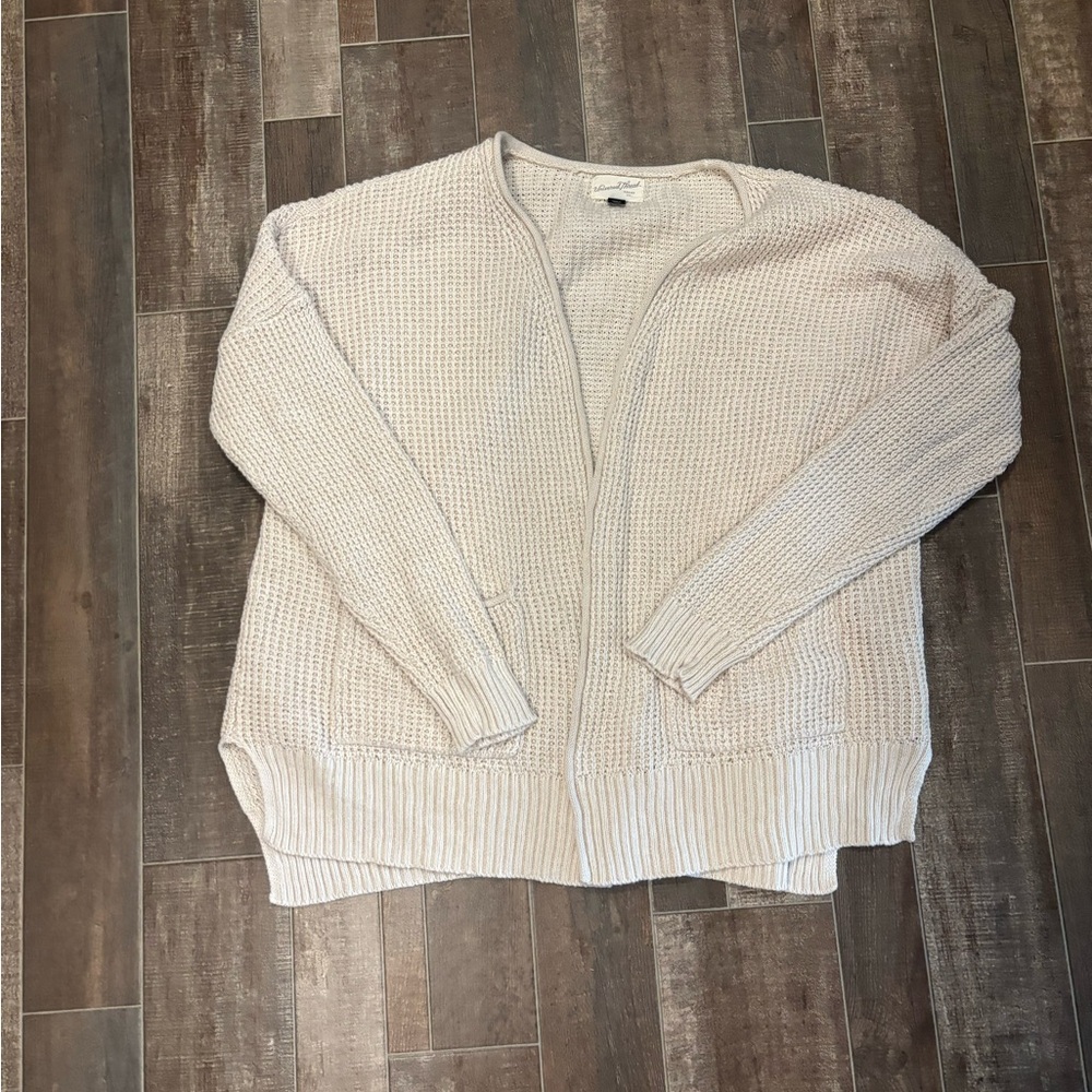 Universal Thread Cream Knit Cardigan Size L
